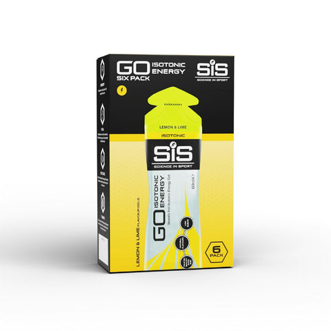 SIS Isotonic Energy Gel Go Plus Lemon & Lime 60ml 6 Pack