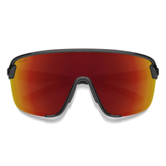 Smith Glasses Bobcat Black with ChromaPop Red Mirror Lens