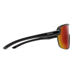 Smith Glasses Bobcat Black with ChromaPop Red Mirror Lens