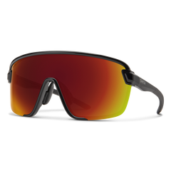 Smith Glasses Bobcat Black with ChromaPop Red Mirror Lens