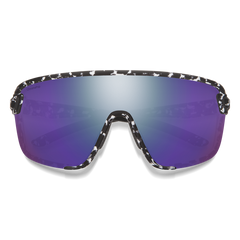 Smith Glasses Bobcat Matte Black Black Marble with ChromaPop Violet Mirror Lens