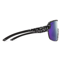 Smith Glasses Bobcat Matte Black Black Marble with ChromaPop Violet Mirror Lens