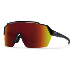 Smith Glasses Shift Split Mag Black with Chromapop Red Mirror Lens