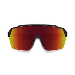 Smith Glasses Shift Split Mag Black with Chromapop Red Mirror Lens