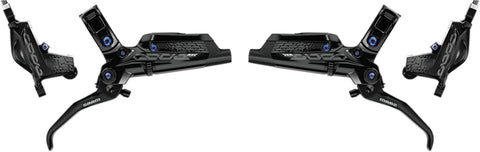 SRAM Disc Brake Set Code RSC Front/Rear 2000mm No Rotor Black w Rainbow Hardware
