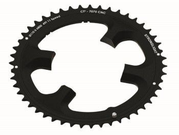 Stronglight Chainring Road Shimano R9100 52/38T 110mm 4 Hole 11-Speed Black