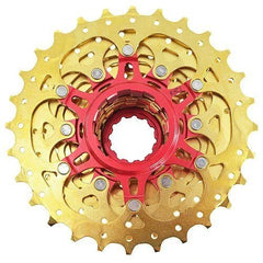 SunRace Cassette 11 Speed Titanium-Nitride Gold/Red