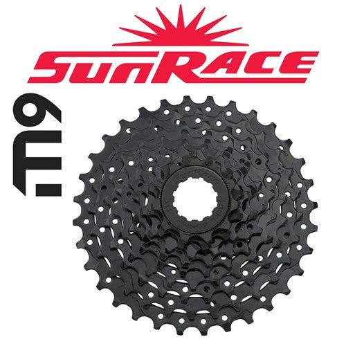 SunRace Cassette M90 9 Speed Black