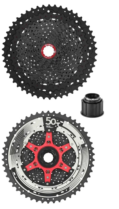 SunRace Cassette MZ91X WT5 12-Speed 10-50T XD Black/Red