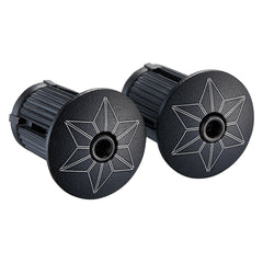 Supacaz Bar Tape Super Sticky Kush Black - Bar Plugs