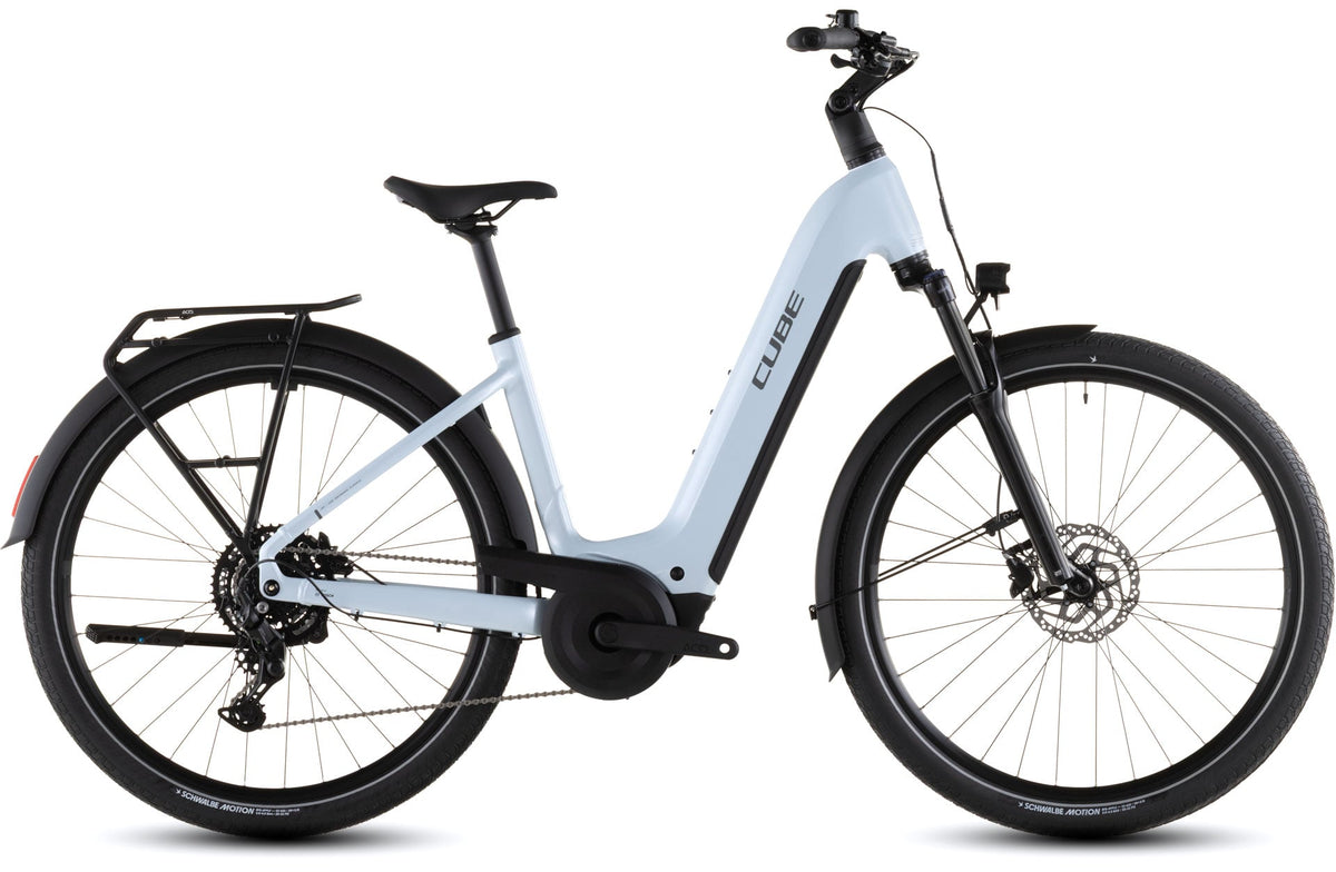 Cube Touring Hybrid ONE Easy Entry 600 Electric Hybrid Bike Glacier'n'Reflex