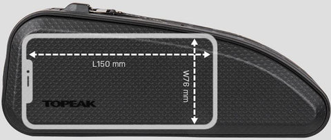 Topeak Frame Bag Fastfuel Drybag 0.8L Black