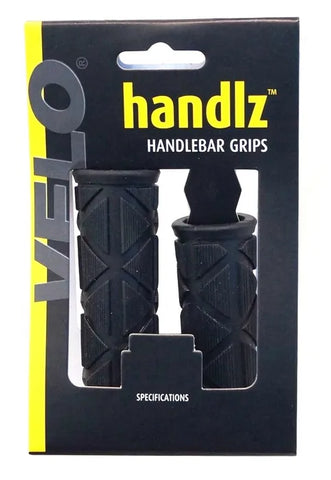 Velo Grips Handlz X-Cut Design Kraton 80/102mm for Grip Shift with Plug Black