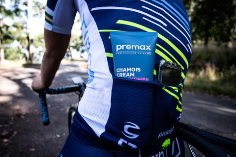 Carry in back pocket Premax Chamois Cream for Women 200mL