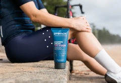 Applying Premax Chamois Cream for Women 200mL