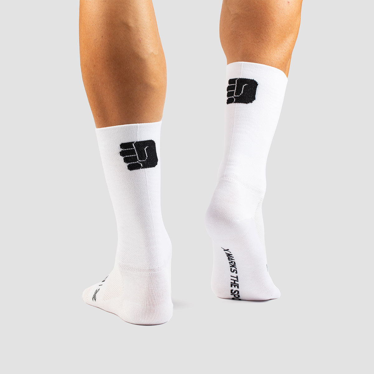 Burgh Sock Rock White