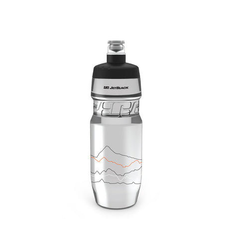 JetBlack Bottle Icon Clear With Black Lid  - 710ml