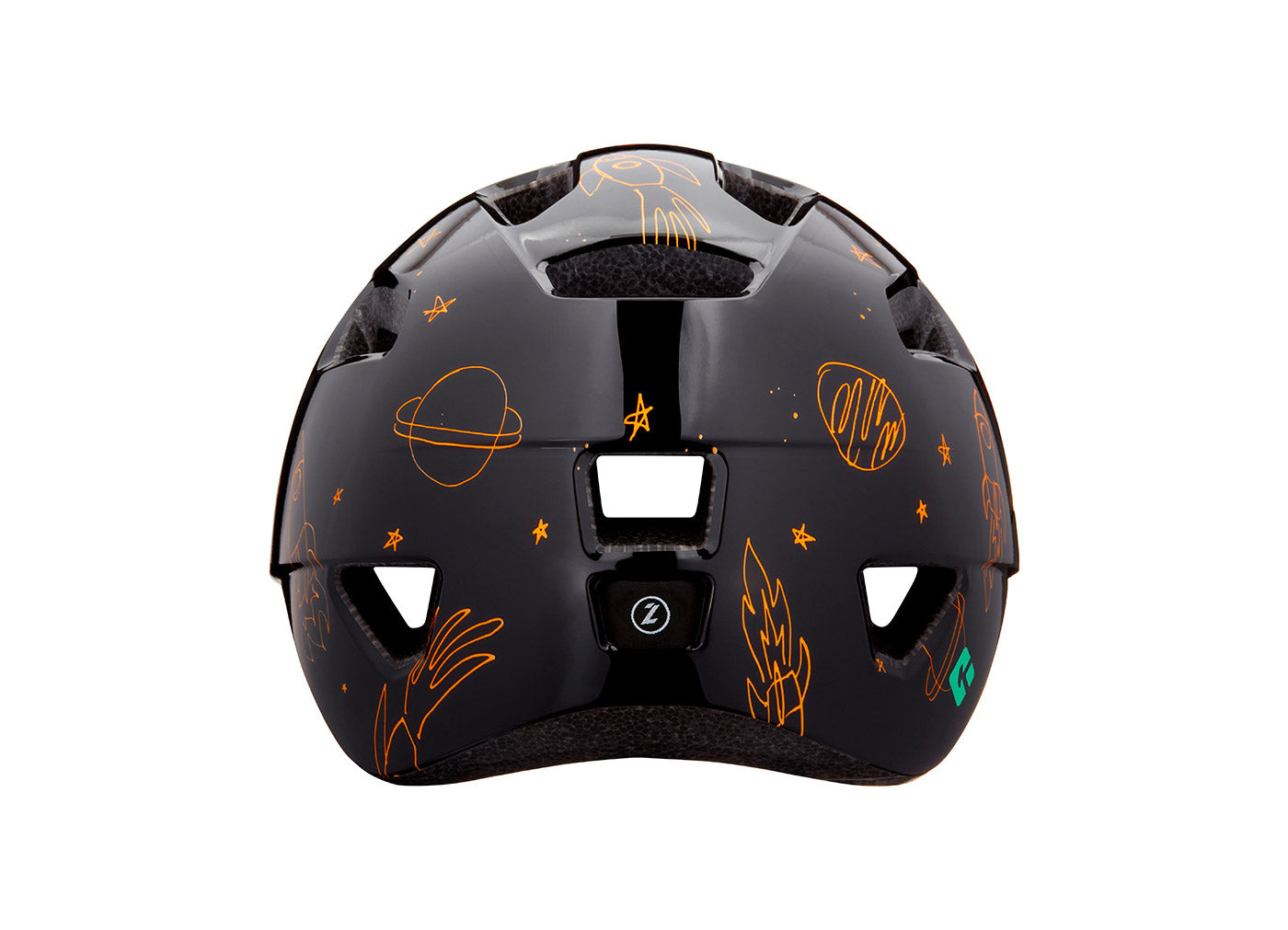 lazer-kids-helmet-pnut-kineticore-flying-rocket-black