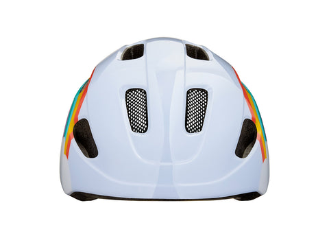 lazer-kids-helmet-pnut-kineticore-rainbow-white