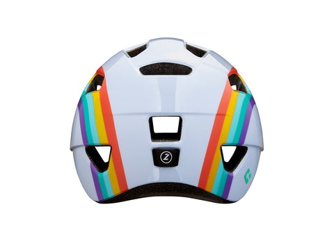 lazer-kids-helmet-pnut-kineticore-rainbow-white