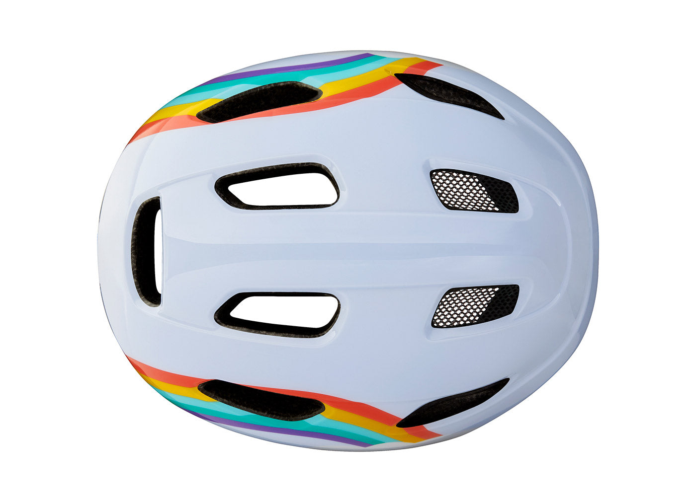 lazer-kids-helmet-pnut-kineticore-rainbow-white