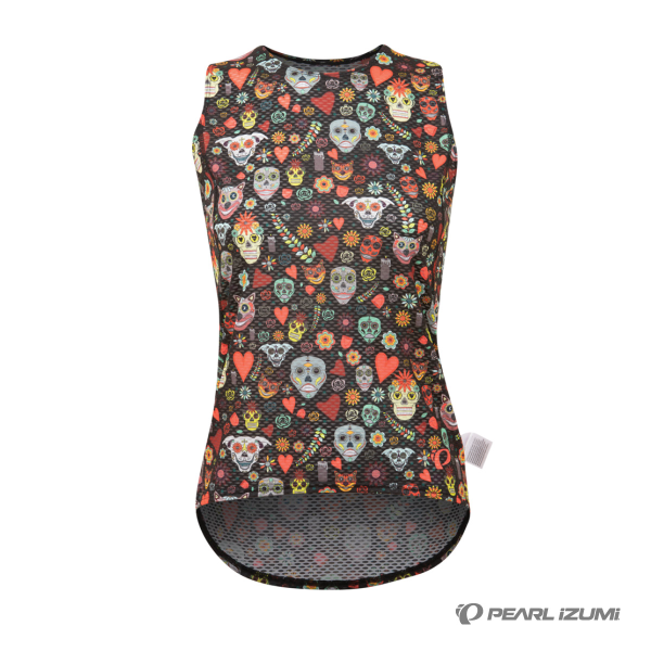 pearl-izumi-womens-base-transfer-mesh-tank-sugar-skulls-small