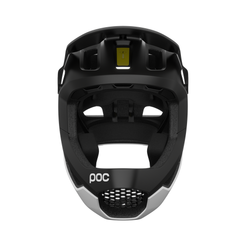 poc-helmet-full-face-otocon-race-mips-black-white-matt