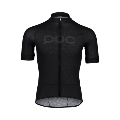 POC Women's Jersey Essential Road Logo Urainium Black