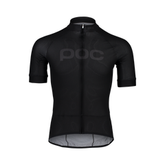 POC Women's Jersey Essential Road Logo Urainium Black