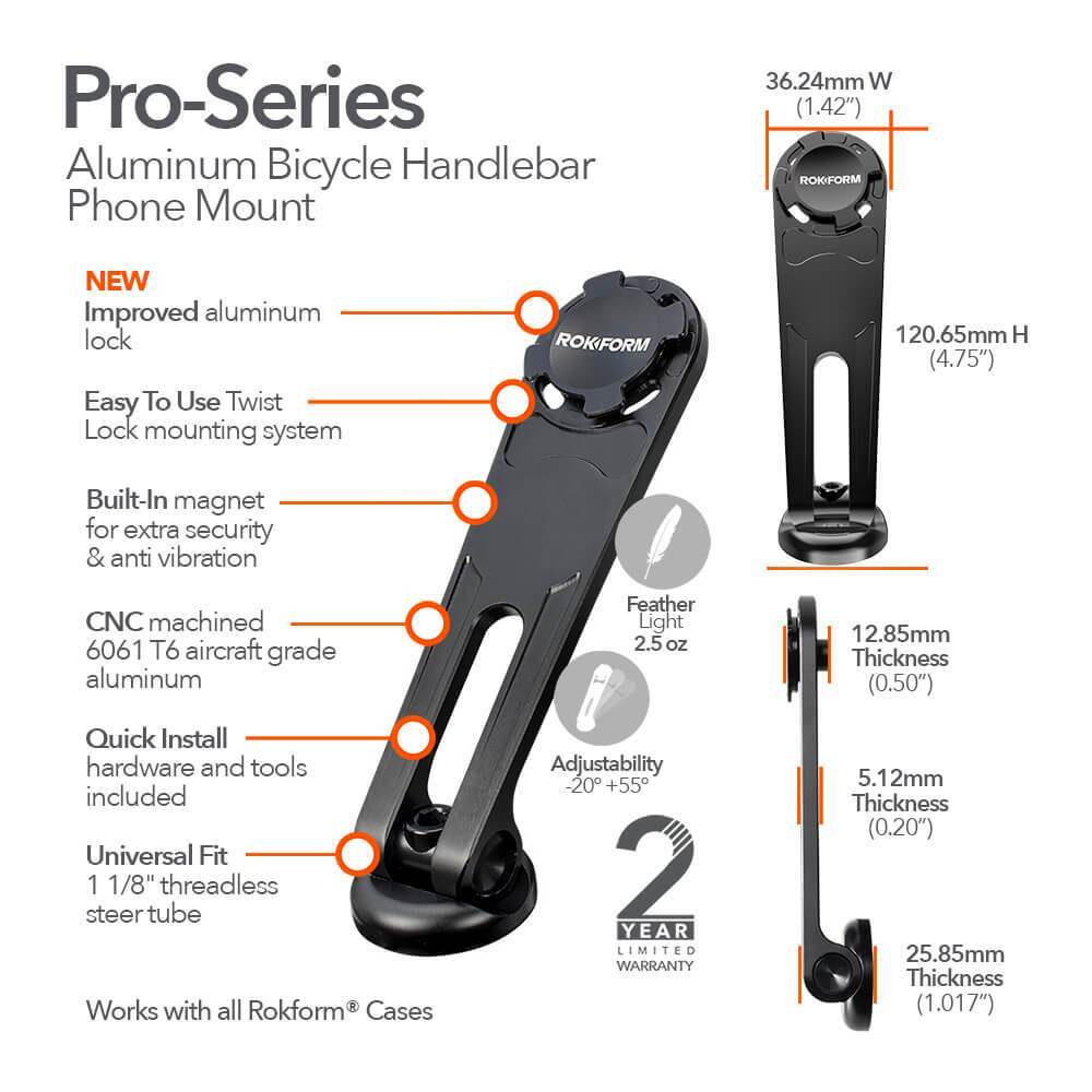 rokform-phone-mount-kit-v4-pro-series-aluminium-331799p