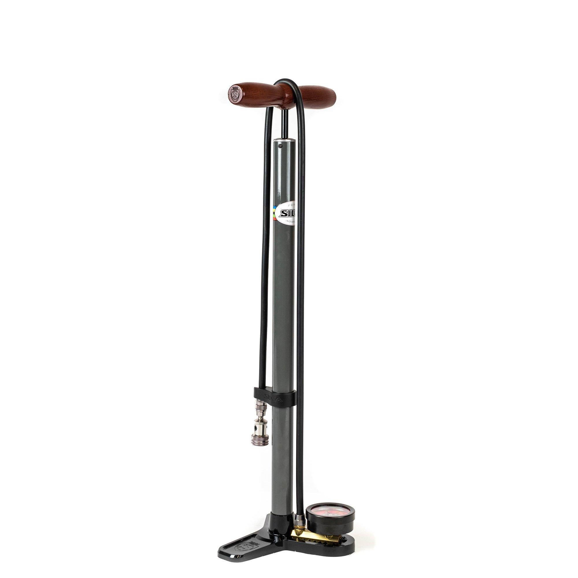 Silca  Floor Pump Pista Plus Grey