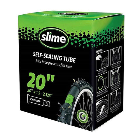 Slime Self-Sealing Bicycle Tubes 20 x 1.5-2.125 Inch Schrader