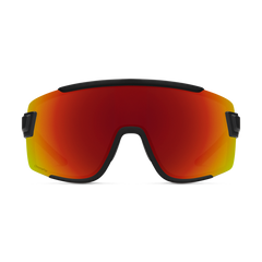 Smith Glasses Wildcat Matte Black with Chromapop Red Mirror Lens