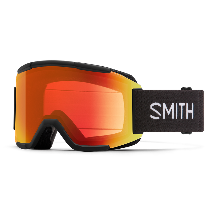 Smith Goggles Squad MTB Black with ChromaPop Everyday Red Mirror Lens