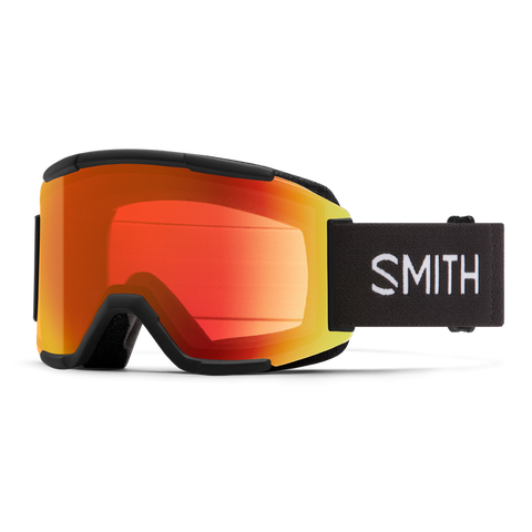 Smith Goggles Squad MTB Black with ChromaPop Everyday Red Mirror Lens