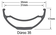 Sunringle Rear Wheel Duroc 35 Expert 27.5 Inch 148x12 AM Microspline + XD