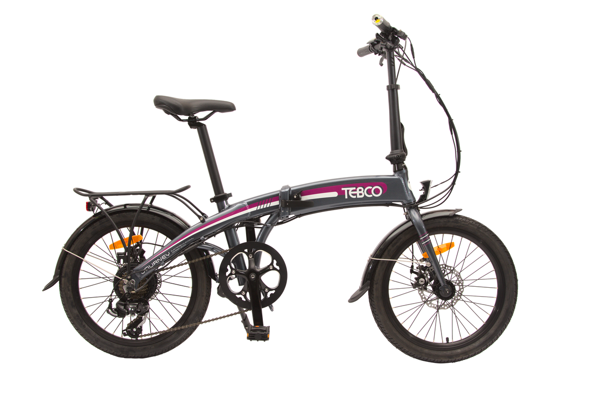 Tebco Folding Electric Bike Journey Slate Grey