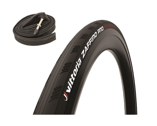 Vittoria Folding Tyre & Tube Set Vittoria Zaffiro Pro V G2 700x25 Black